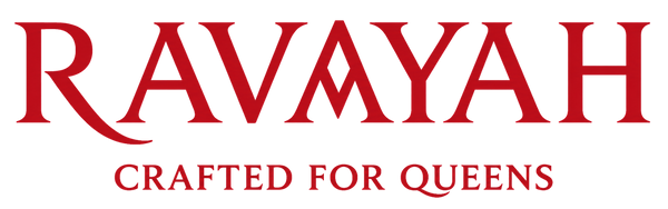 Ravayah luxury jewellery brand logo – premium fashion jewellery for women, Crafted for Queens